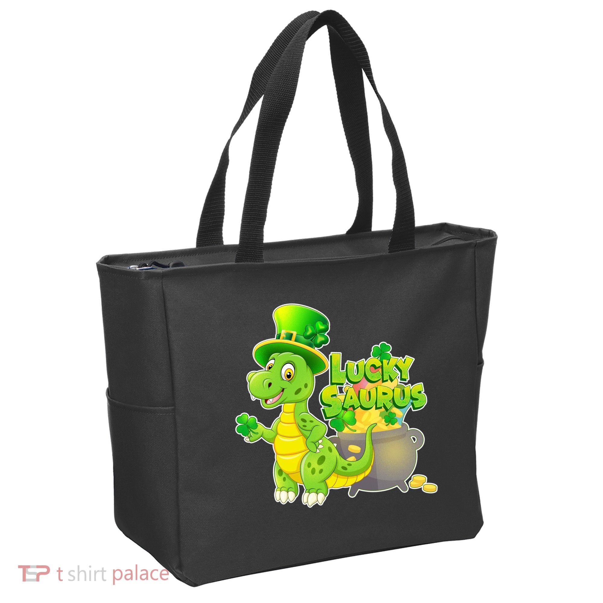Lucky-Saurus St Patrick's Day Bag