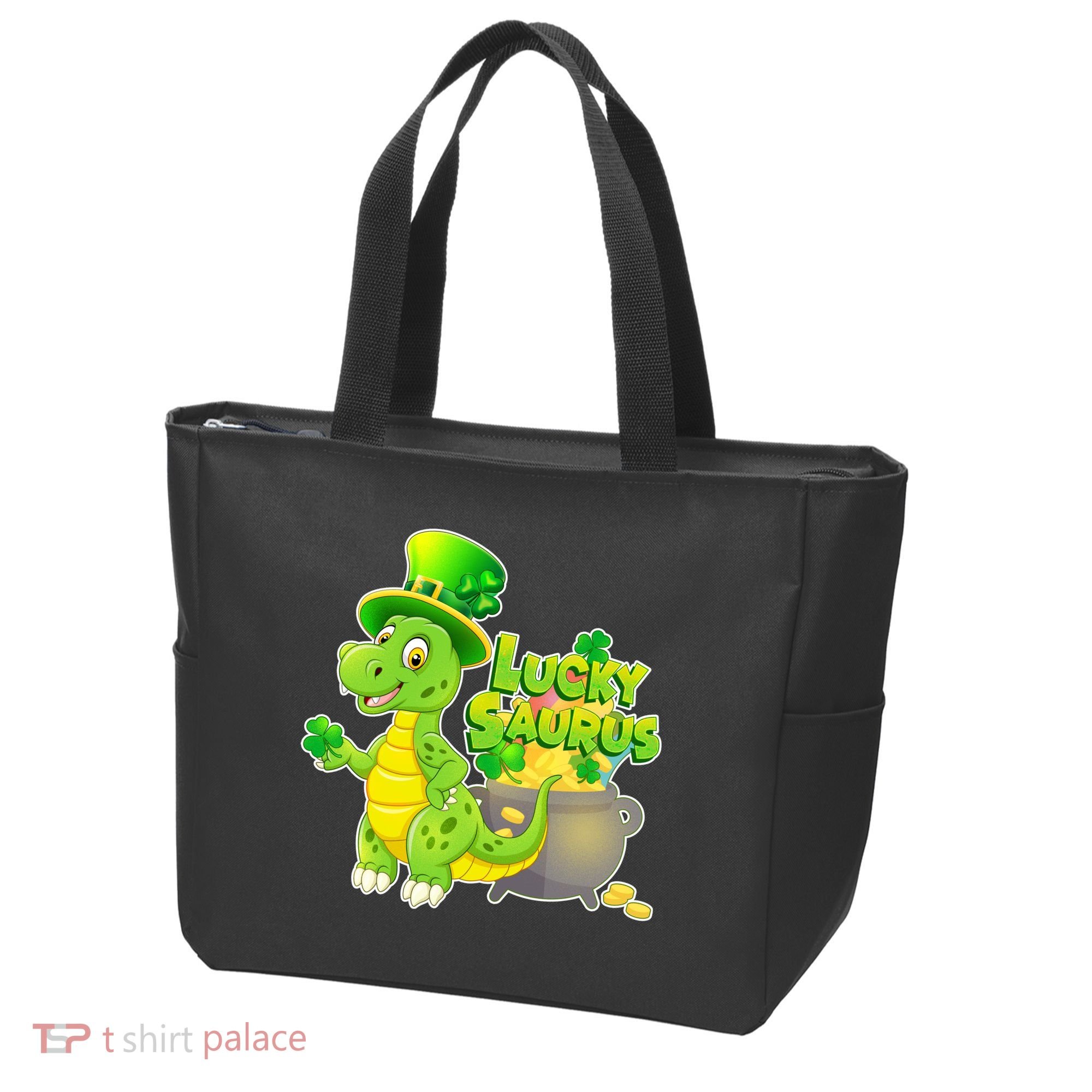 Lucky-Saurus St Patrick's Day Bag