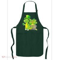 Lucky-Saurus St Patrick's Day Apron thumb 0