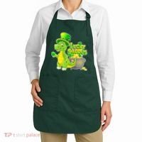 Lucky-Saurus St Patrick's Day Apron thumb 2