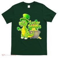 Lucky-Saurus St Patrick's Day T-Shirt thumb 0