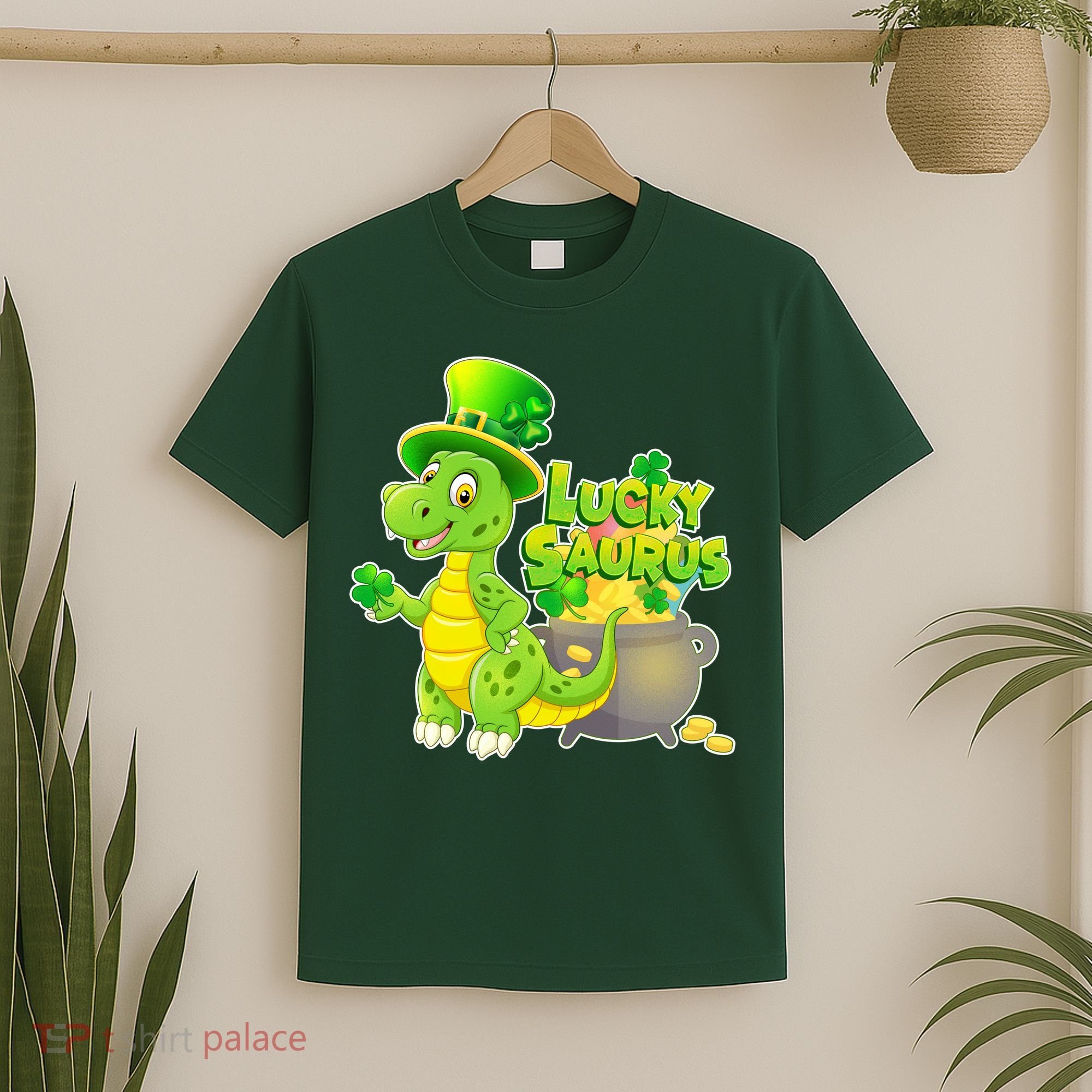 Lucky-Saurus St Patrick's Day T-Shirt