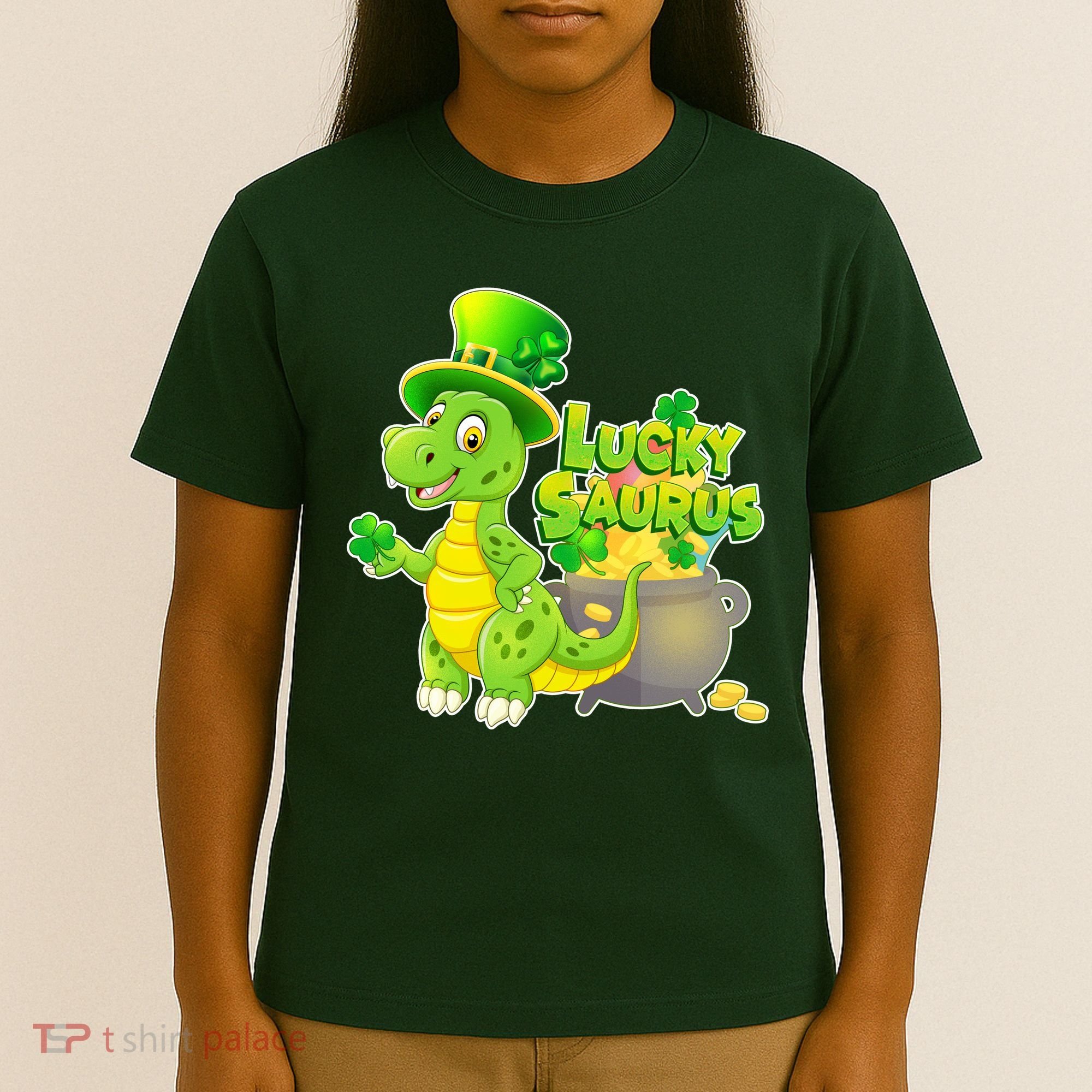 Lucky-Saurus St Patrick's Day T-Shirt
