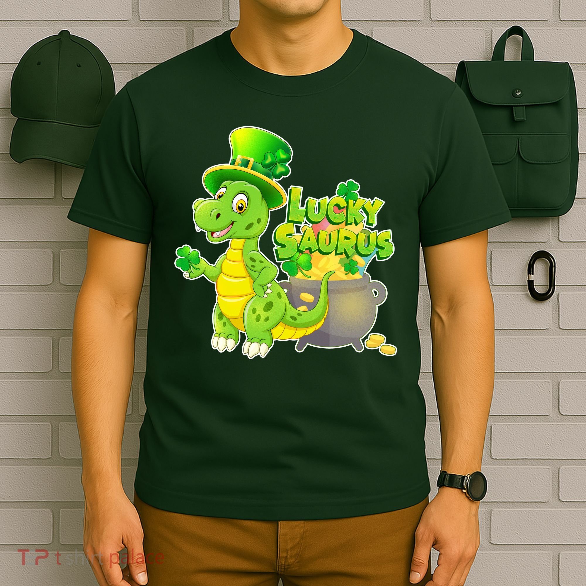 Lucky-Saurus St Patrick's Day T-Shirt
