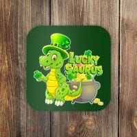 Lucky-Saurus St Patrick's Day Coaster thumb 0