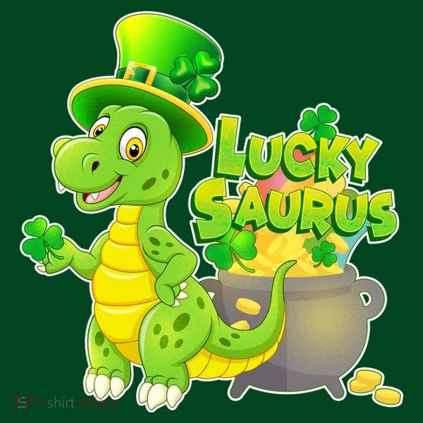Lucky-Saurus St Patrick's Day Pajama Set