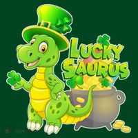 Lucky-Saurus St Patrick's Day Mousepad thumb 1