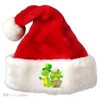 Lucky-Saurus St Patrick's Day Santa Hat thumb 0