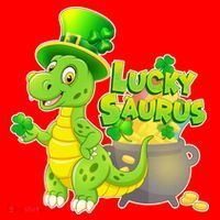 Lucky-Saurus St Patrick's Day Santa Hat thumb 1