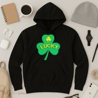 Lucky Shamrock St.Patrick's Day Hoodie thumb 3