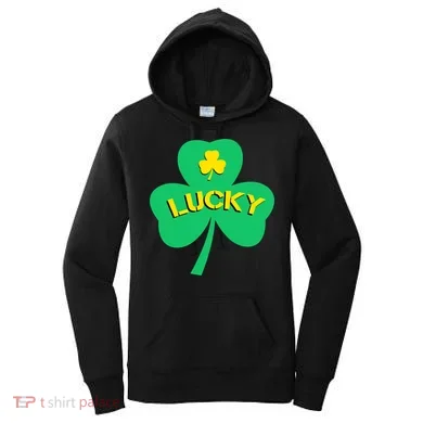 Lucky Shamrock St.Patrick's Day Women's Hoodie