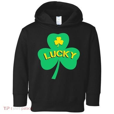 Lucky Shamrock St.Patrick's Day Toddler Hoodie