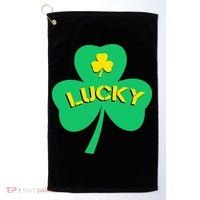 Lucky Shamrock St.Patrick's Day Golf Towel thumb 0