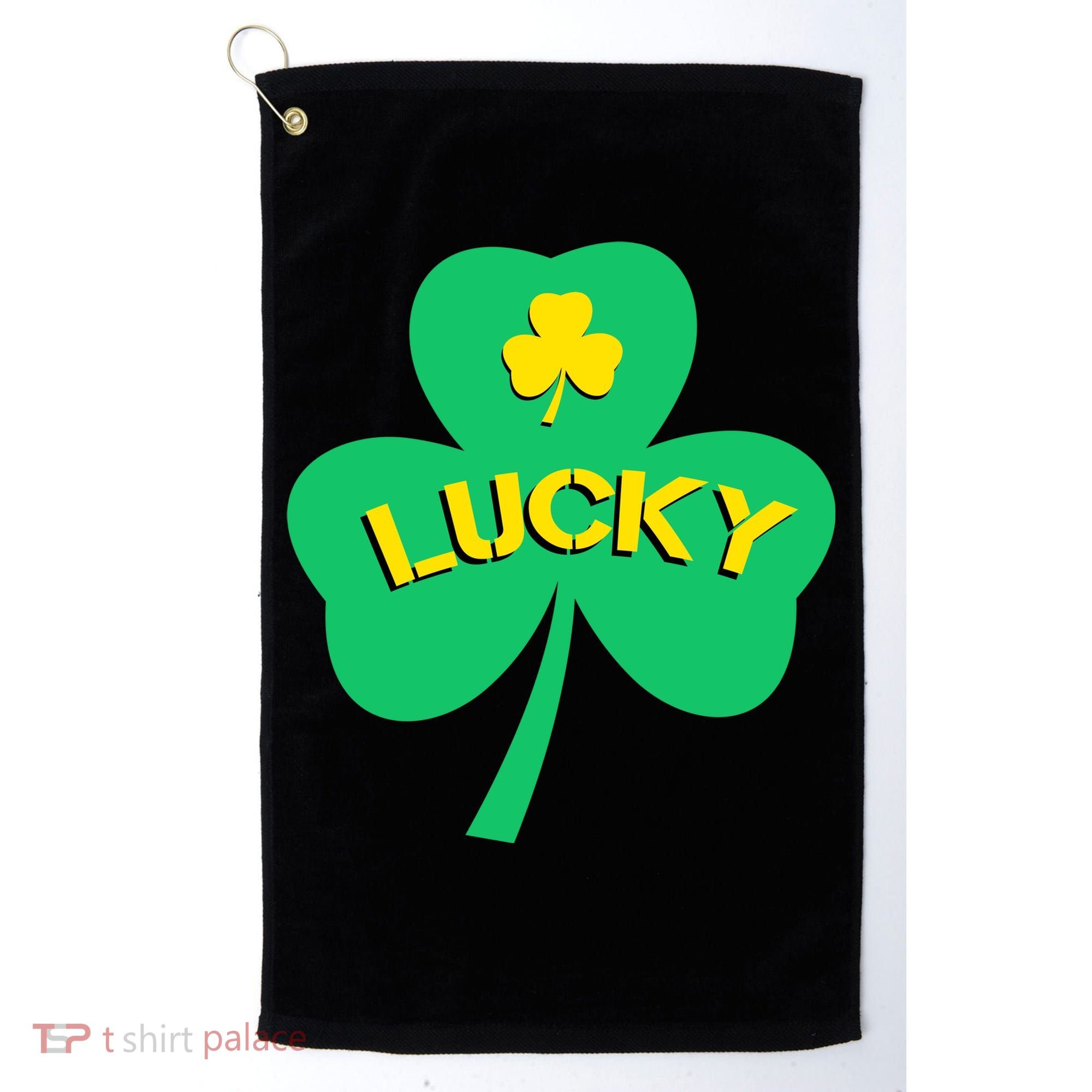 Lucky Shamrock St.Patrick's Day Golf Towel