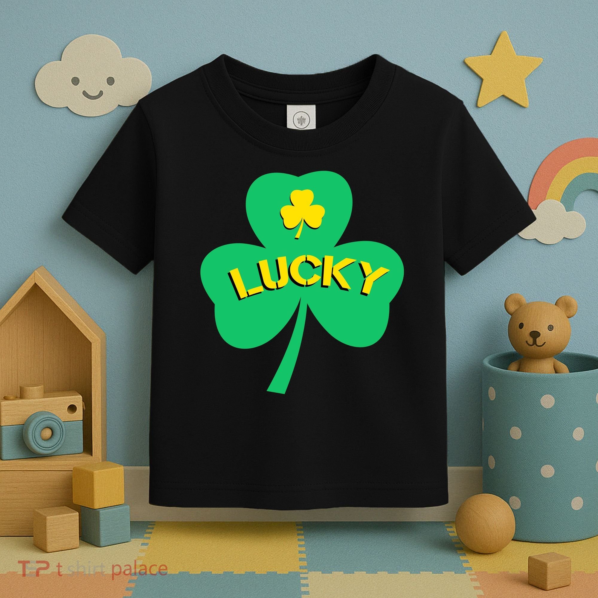 Lucky Shamrock St.Patrick's Day Toddler T-Shirt