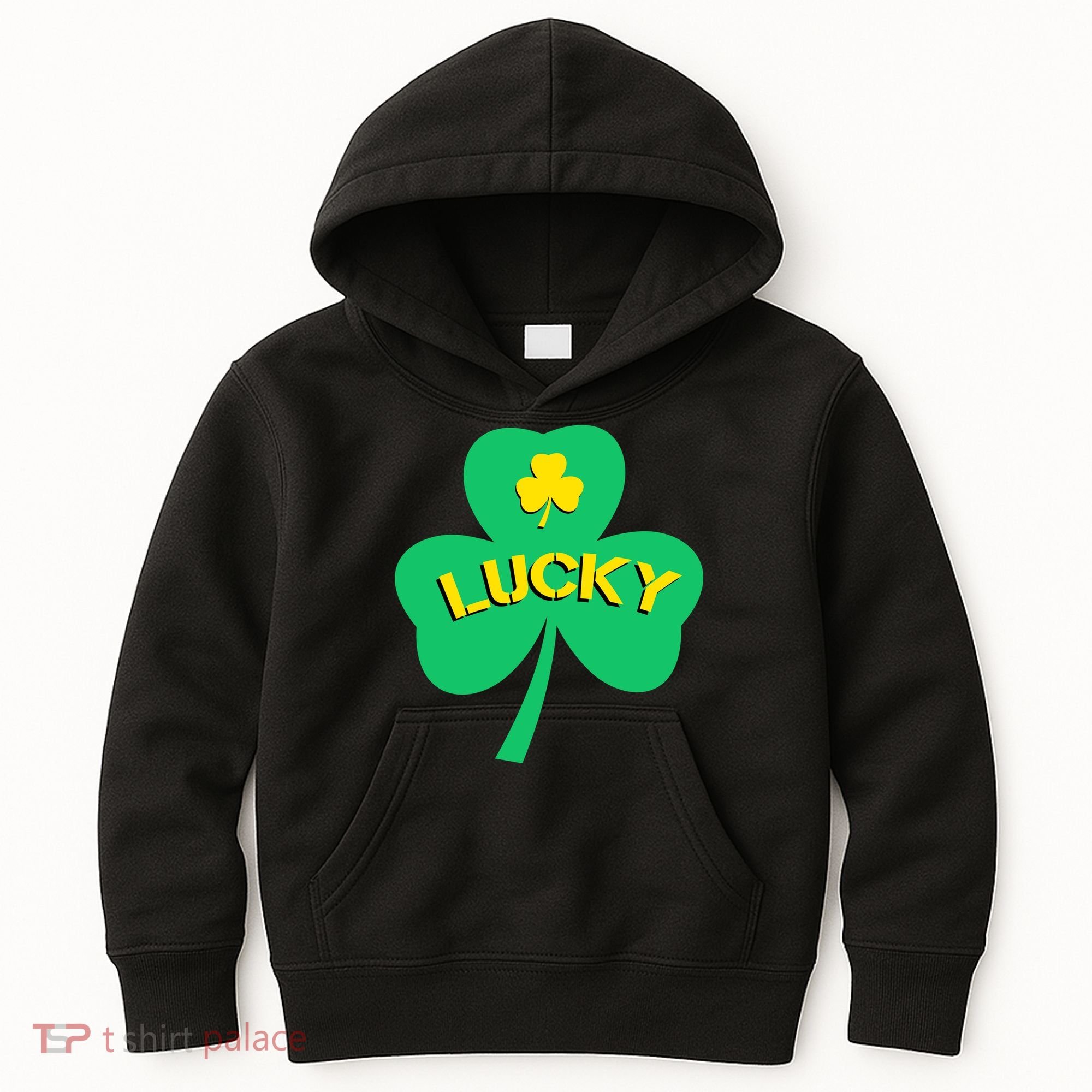 Lucky Shamrock St.Patrick's Day Kids Hoodie