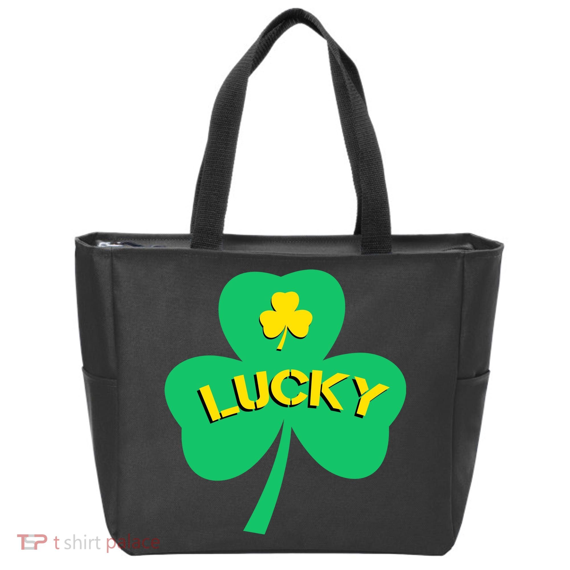 Lucky Shamrock St.Patrick's Day Tote Bag