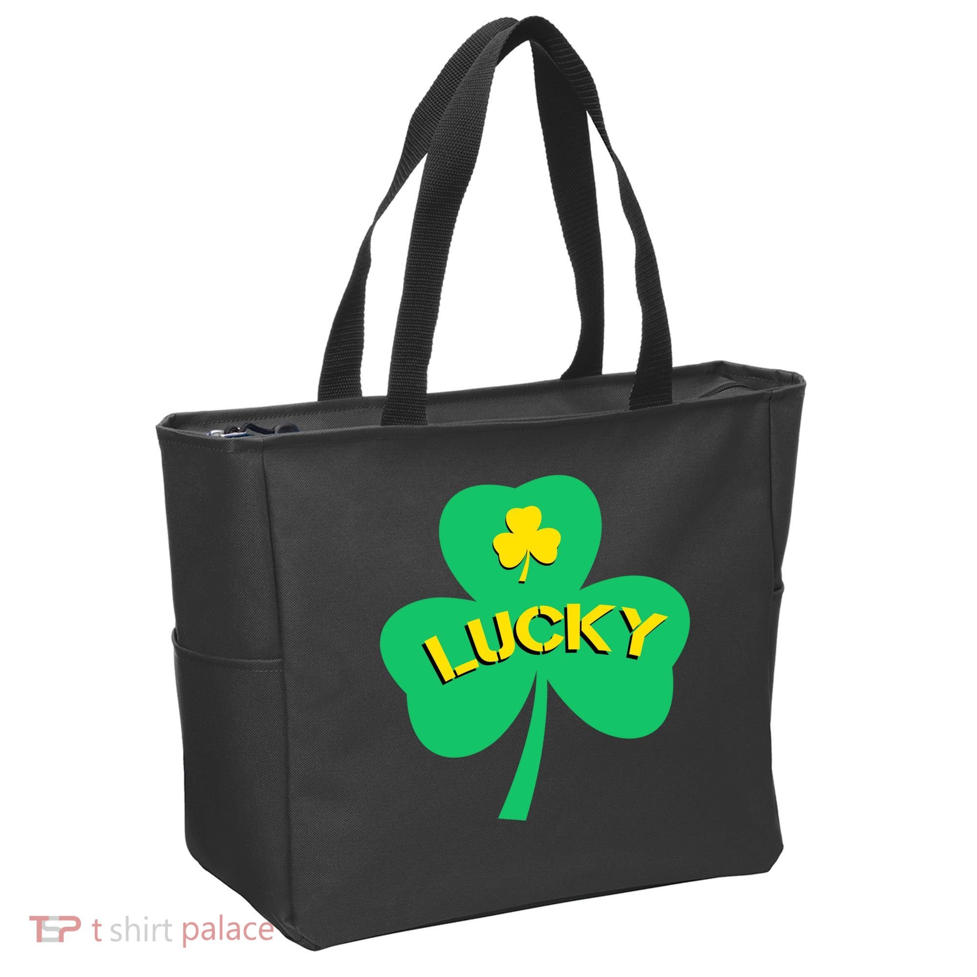 Lucky Shamrock St.Patrick's Day Tote Bag