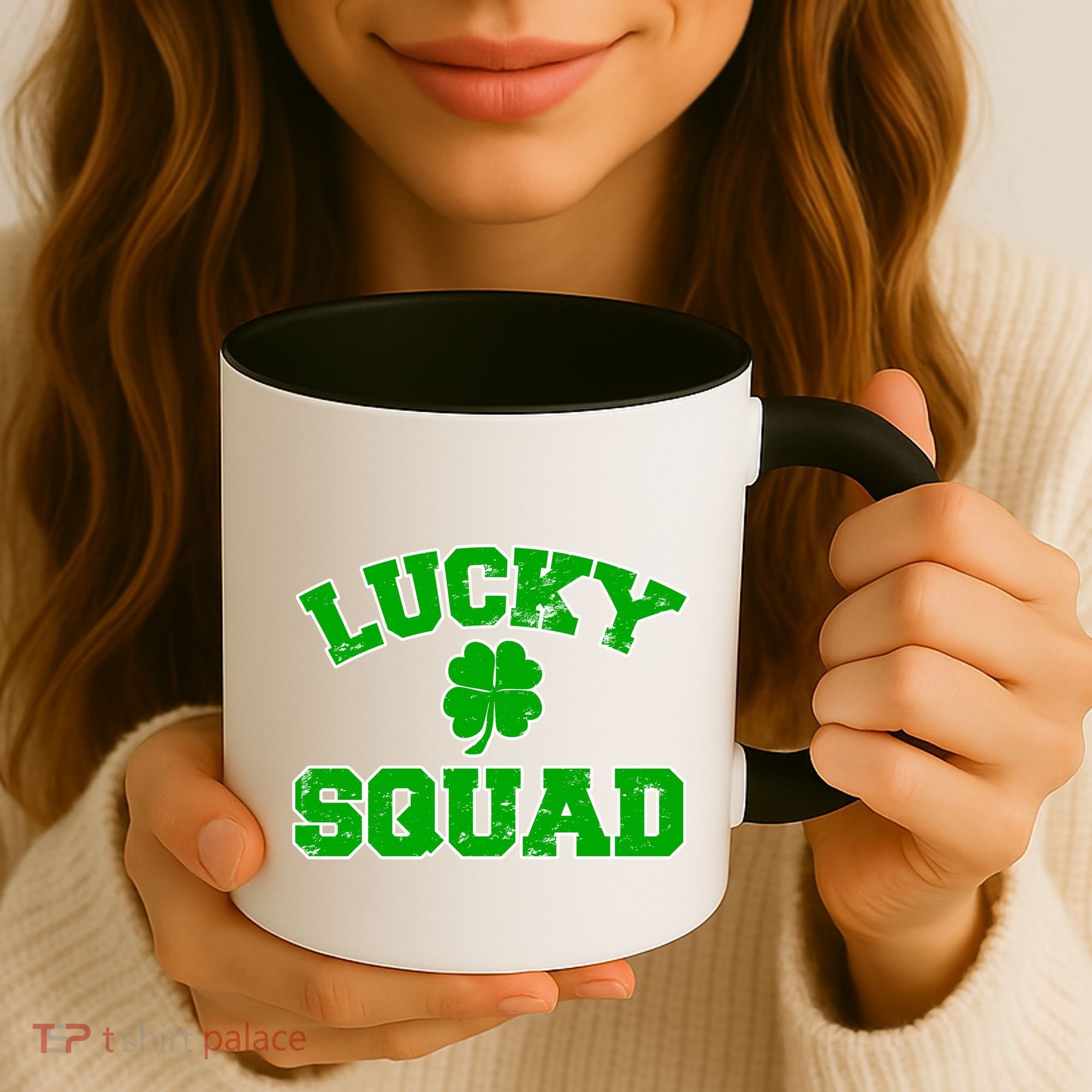 Lucky Squad Irish Clover Coffee Mug