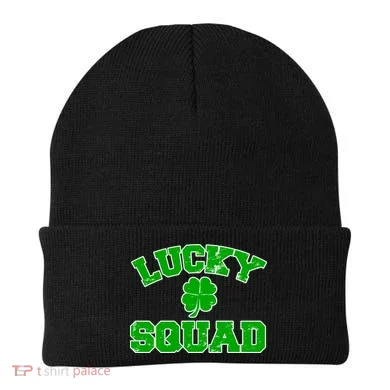 Lucky Squad Irish Clover Beanie