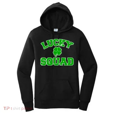 Lucky Squad Irish Clover Women's Hoodie