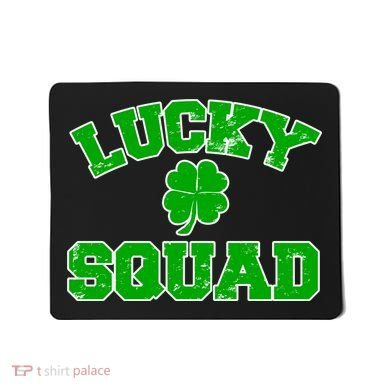 Lucky Squad Irish Clover Mousepad