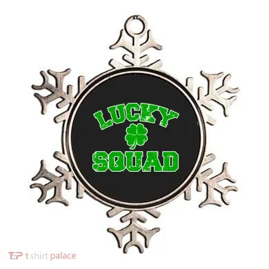 Lucky Squad Irish Clover Ornament
