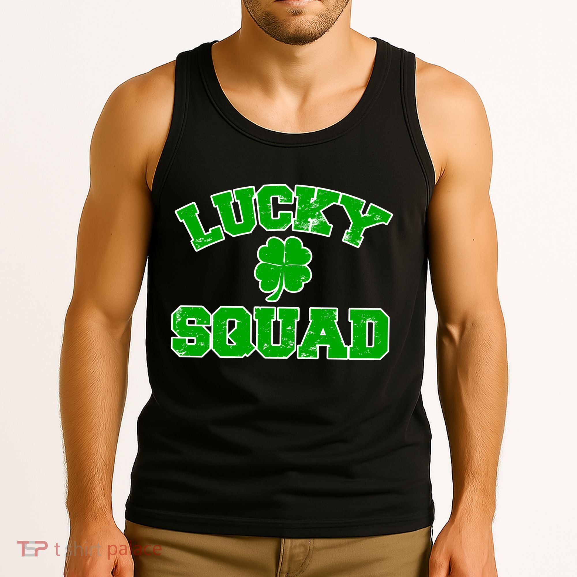 Lucky Squad Irish Clover Tank Top