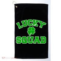 Lucky Squad Irish Clover Golf Towel thumb 0