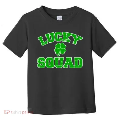 Lucky Squad Irish Clover Toddler T-Shirt