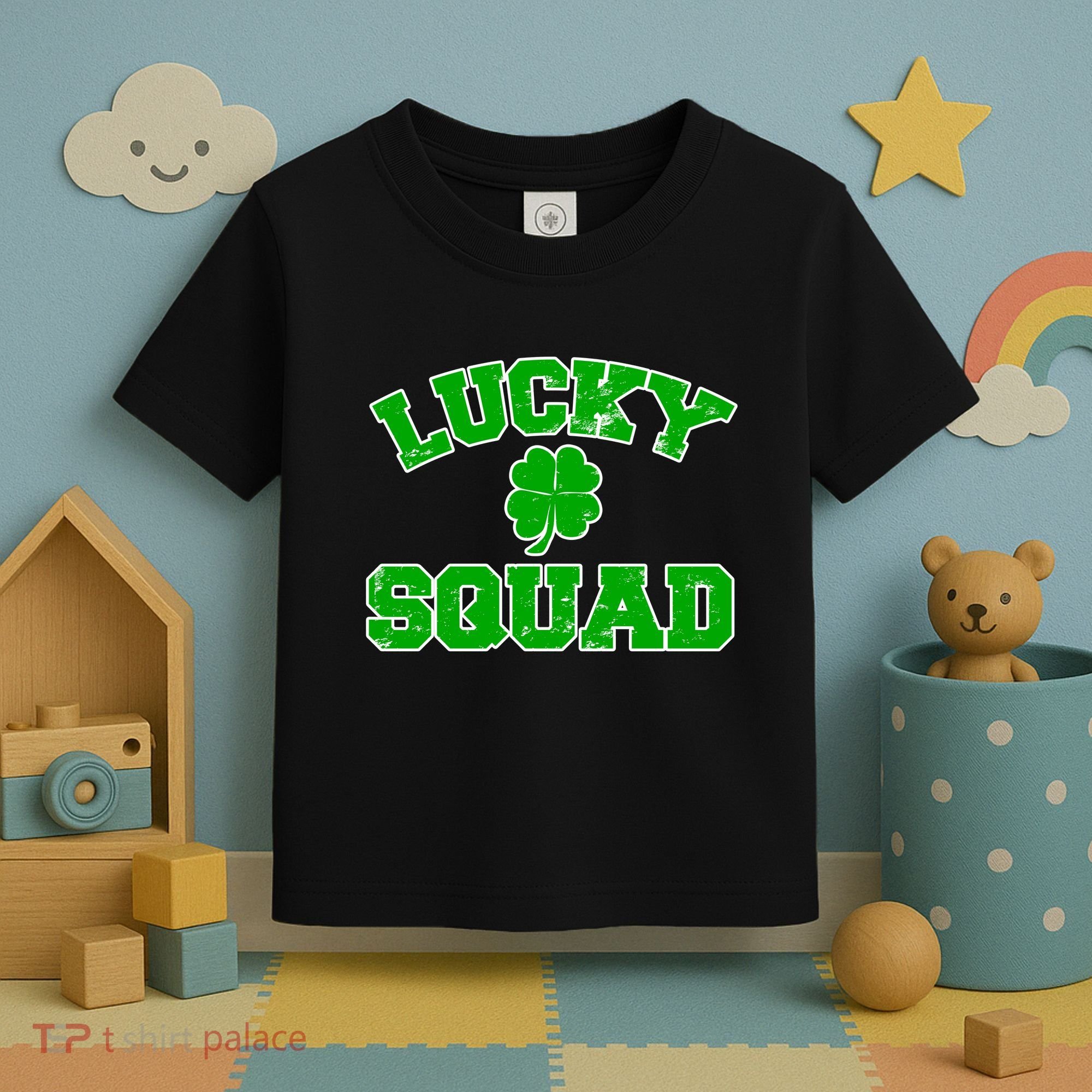 Lucky Squad Irish Clover Toddler T-Shirt