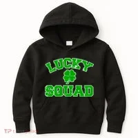 Lucky Squad Irish Clover Kids Hoodie thumb 0