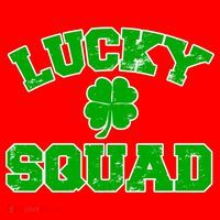 Lucky Squad Irish Clover Santa Hat thumb 1