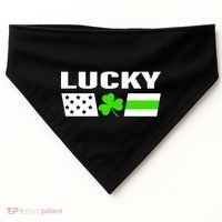 Lucky St. Patrick's Day USA-Made Doggie Bandana thumb 0