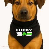 Lucky St. Patrick's Day USA-Made Doggie Bandana thumb 1