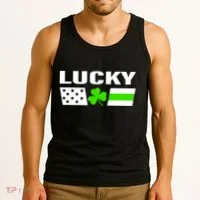 Lucky St. Patrick's Day Tank Top thumb 3