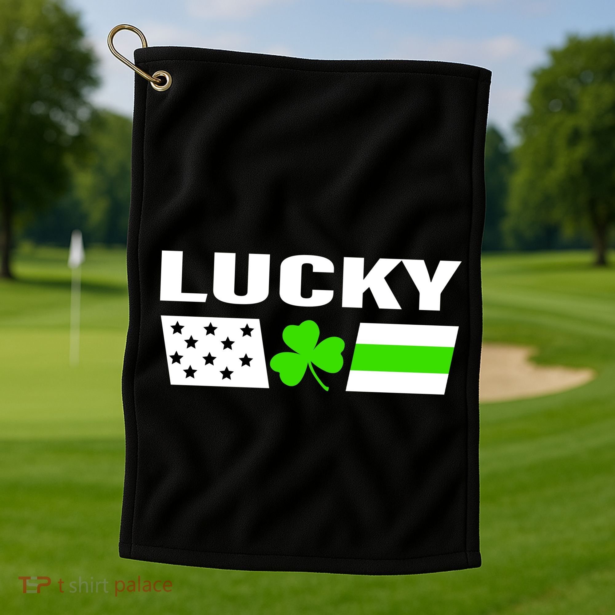 Lucky St. Patrick's Day Golf Towel