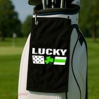 Lucky St. Patrick's Day Golf Towel thumb 2