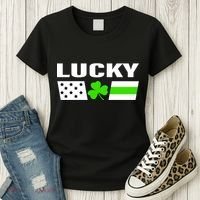 Lucky St. Patrick's Day Women's T-Shirt thumb 3