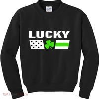 Lucky St. Patrick's Day Kids Sweatshirt thumb 0