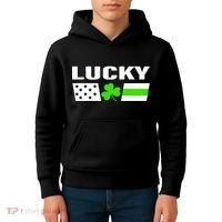 Lucky St. Patrick's Day Kids Hoodie thumb 4