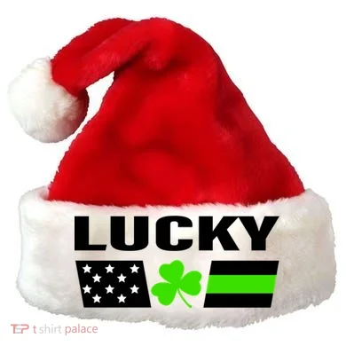 Lucky St. Patrick's Day Santa Hat