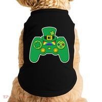 Lucky St Patrick's Day Video Game Controller Doggie Tank thumb 0