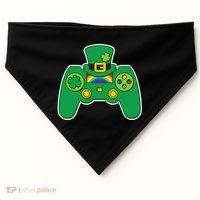 Lucky St Patrick's Day Video Game Controller USA-Made Doggie Bandana thumb 0