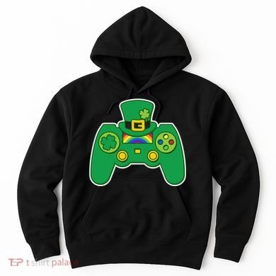 Lucky St Patrick's Day Video Game Controller Hoodie