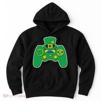 Lucky St Patrick's Day Video Game Controller Hoodie thumb 0