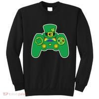 Lucky St Patrick's Day Video Game Controller Sweatshirt thumb 0
