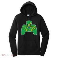 Lucky St Patrick's Day Video Game Controller Women's Hoodie thumb 0