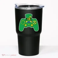 Lucky St Patrick's Day Video Game Controller Tumbler thumb 0