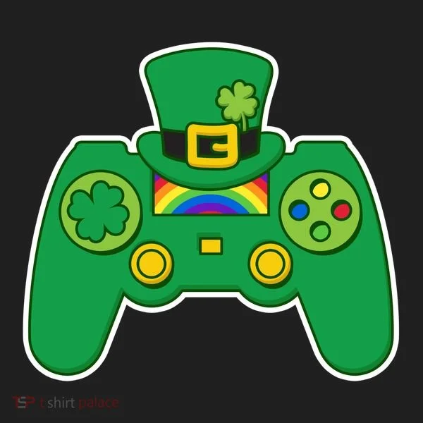 Lucky St Patrick's Day Video Game Controller Tumbler